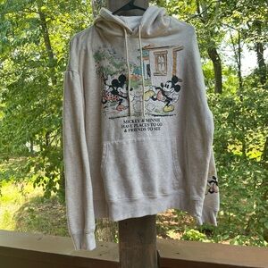 Disney Mickey & Minnie Gray Hoodie